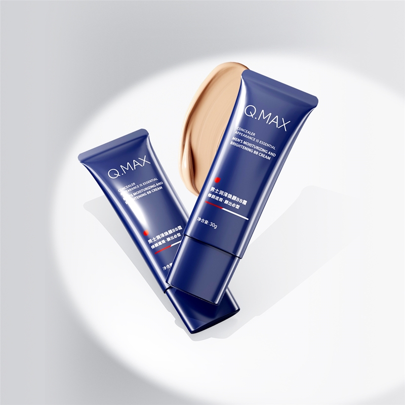 男士潤澤煥顏BB霜自然色痘印遮瑕膏粉底液OEM/ODM代加工